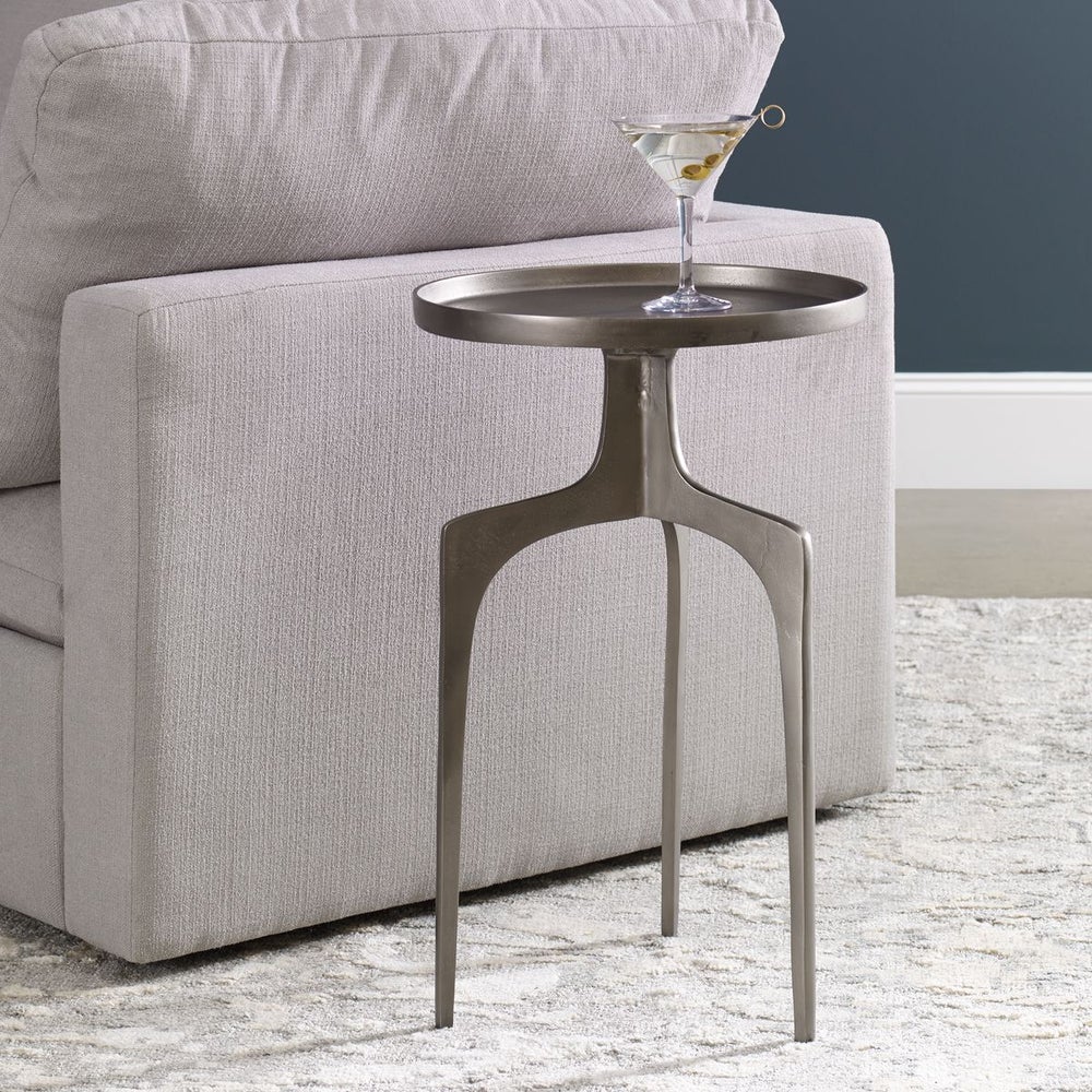 Kenna Accent Table Nickel / UT 25082 UTTERMOST