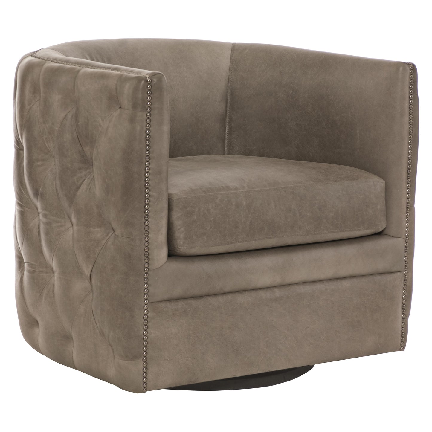 Palazzo Leather Swivel Chair / 212SLO BERNHARDT