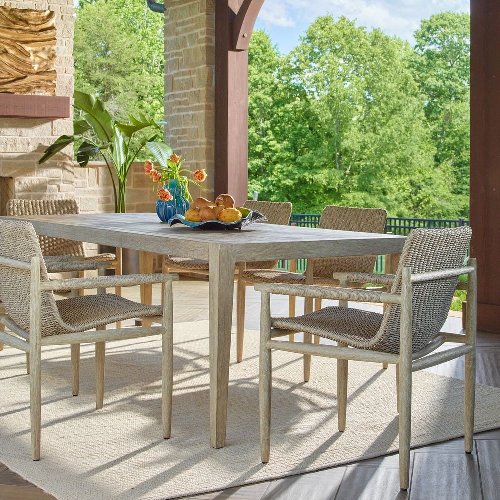 Sumba Outdoor Dining Chair, Oatmeal / 50182 UTTERMOST