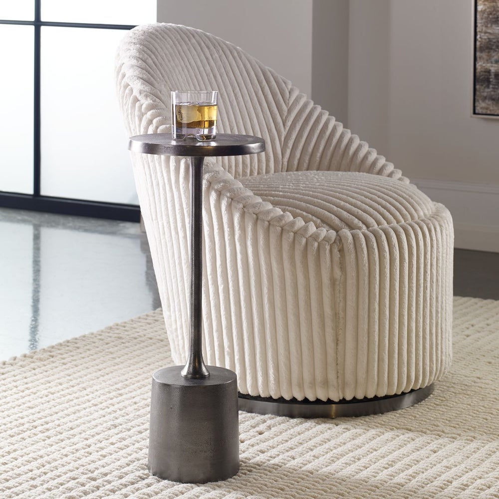 Sanaga Drink Table Nickel / UT 25062 UTTERMOST