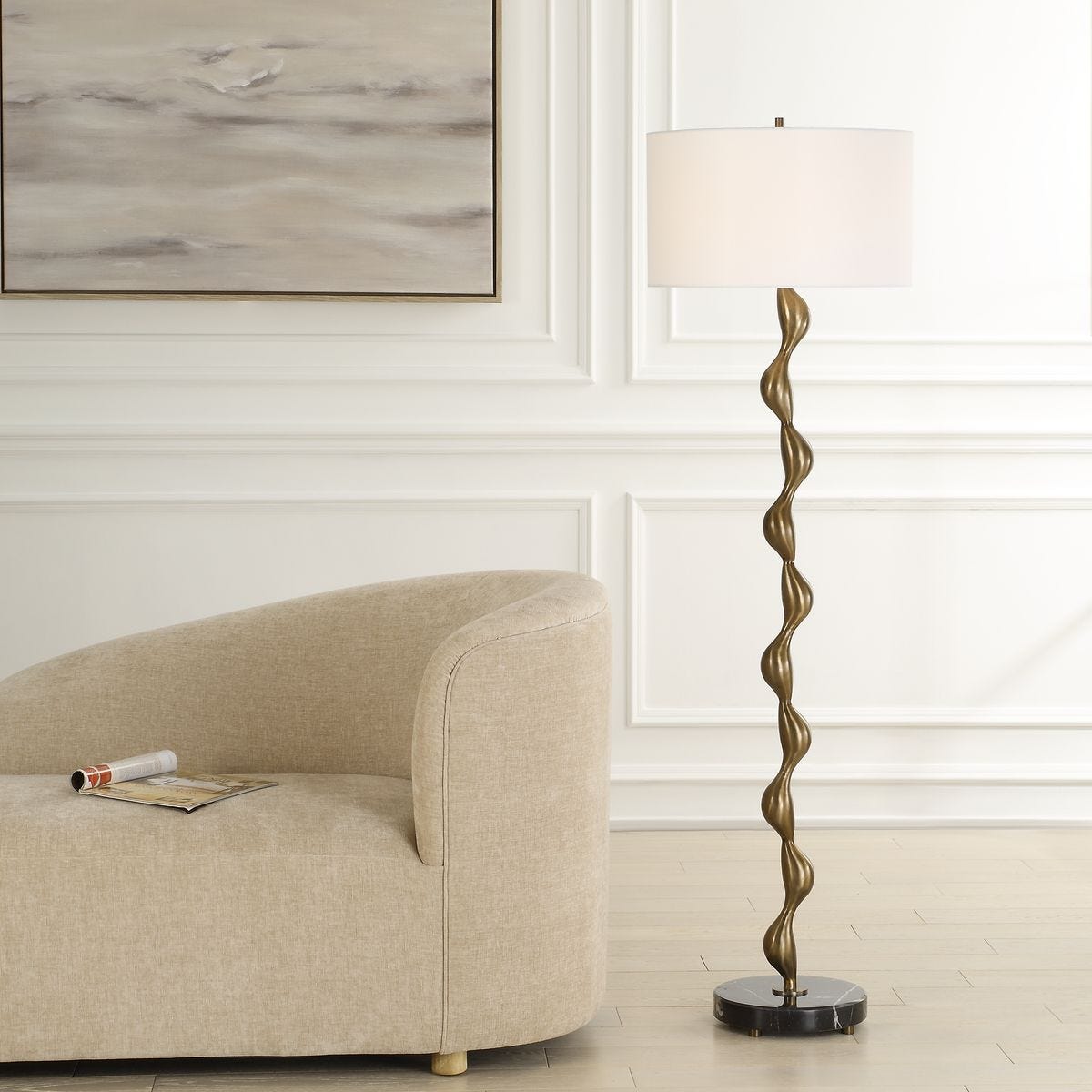 Remolino floor lamp / 30567 UTTERMOST