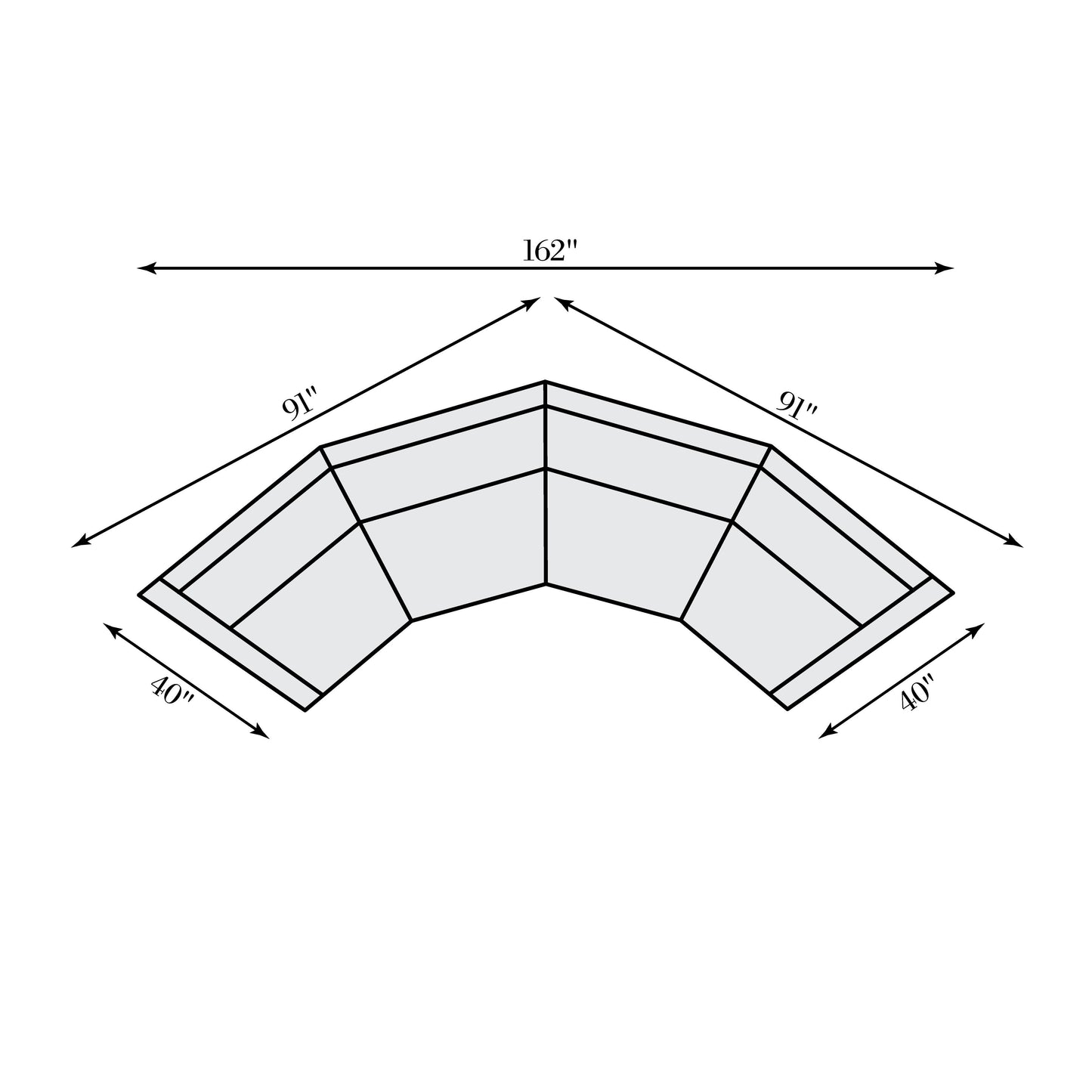 Soleil Fabric Sectional / P8341A, P8342A BERNHARDT