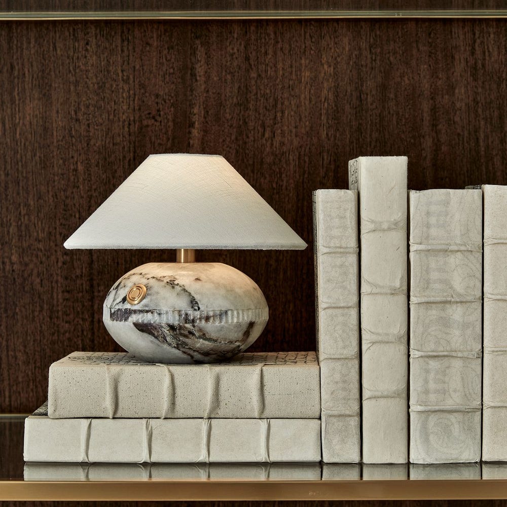 Curling Stone Rechargeable Mini Lamp / R30627-1 UTTERMOST