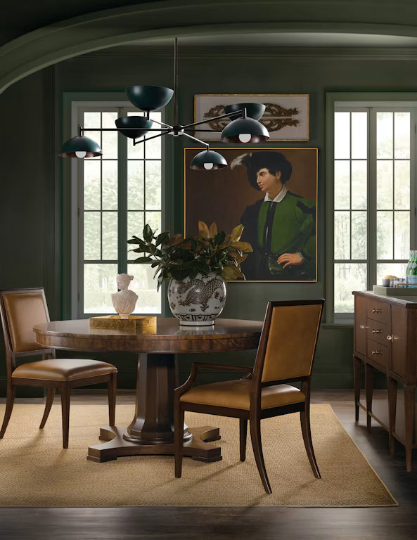 Archives leather Side Chair