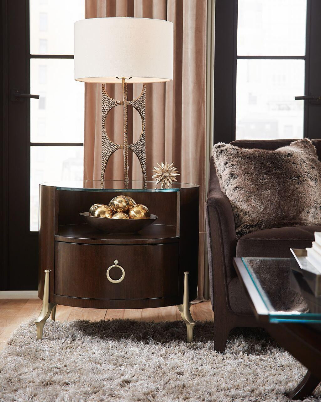 ROUND SIDE TABLE / 6900-80414-89 HOOKER