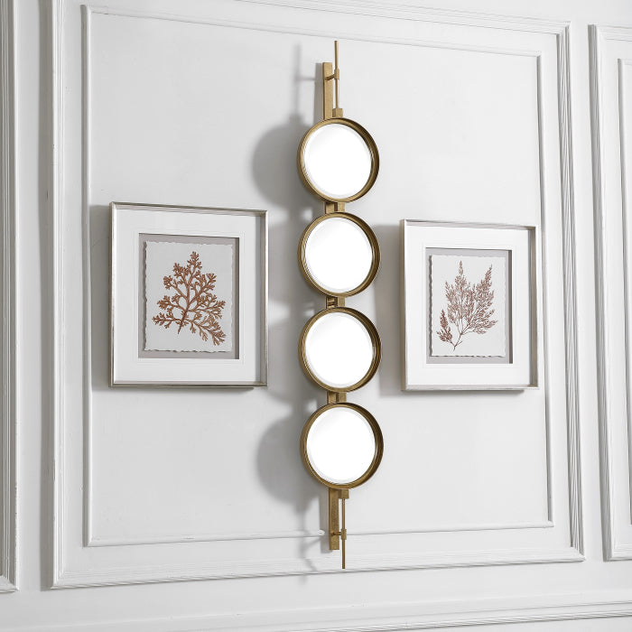 Button Gold Mirror / 09666 UTTERMOST
