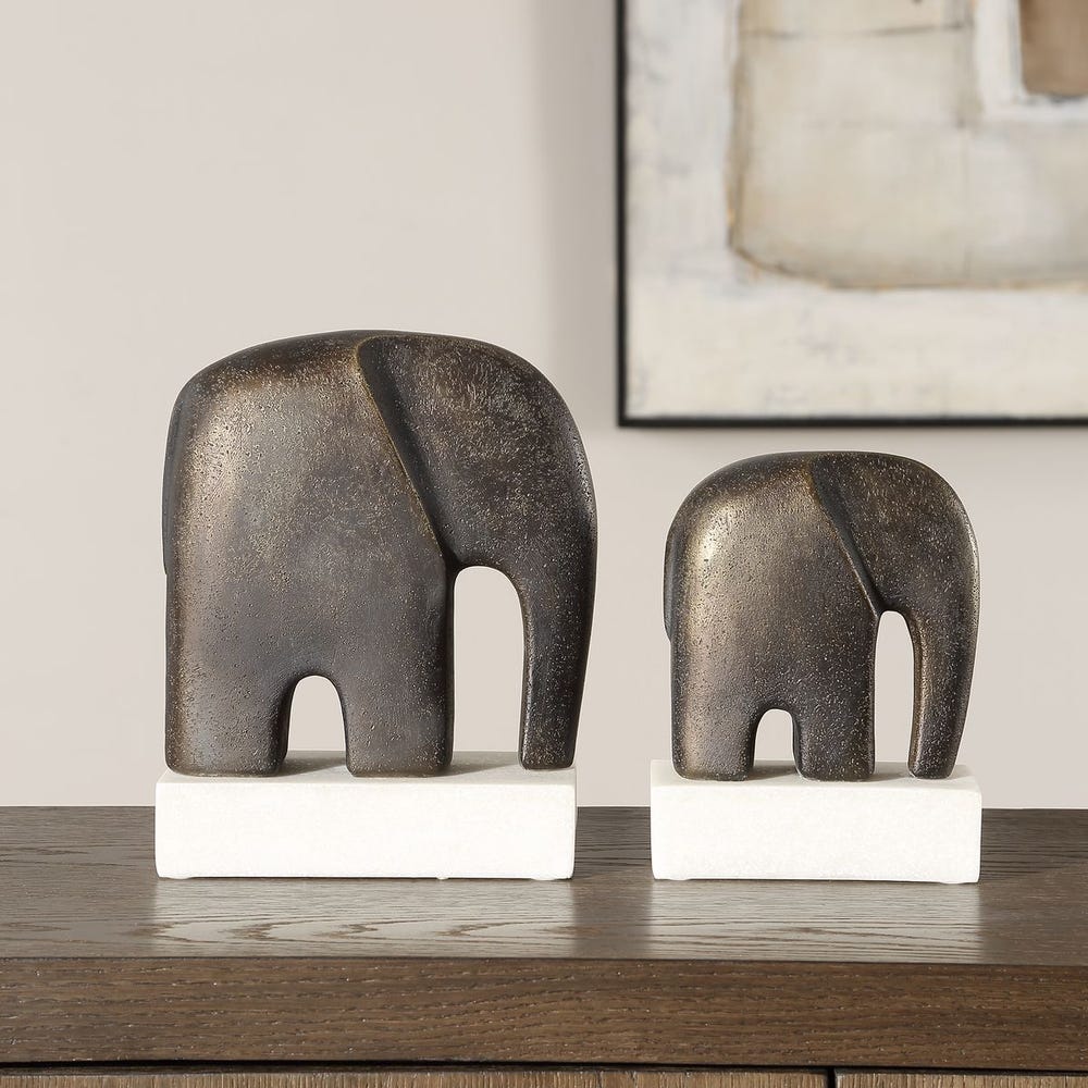 Timeless tusk sculptures s/2 / 18195 UTTERMOST