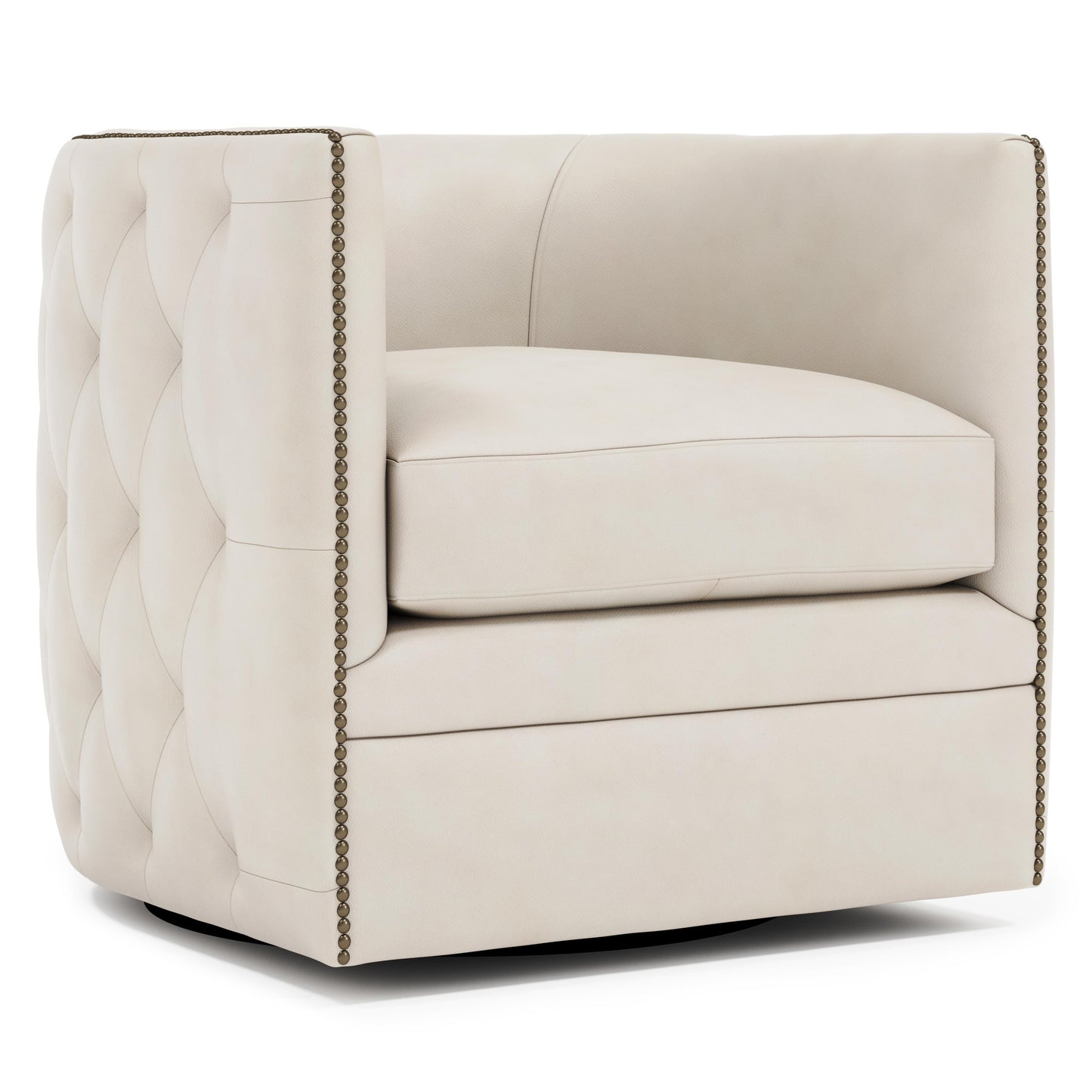 Palazzo Leather Swivel Chair /  212SL BERNHARDT
