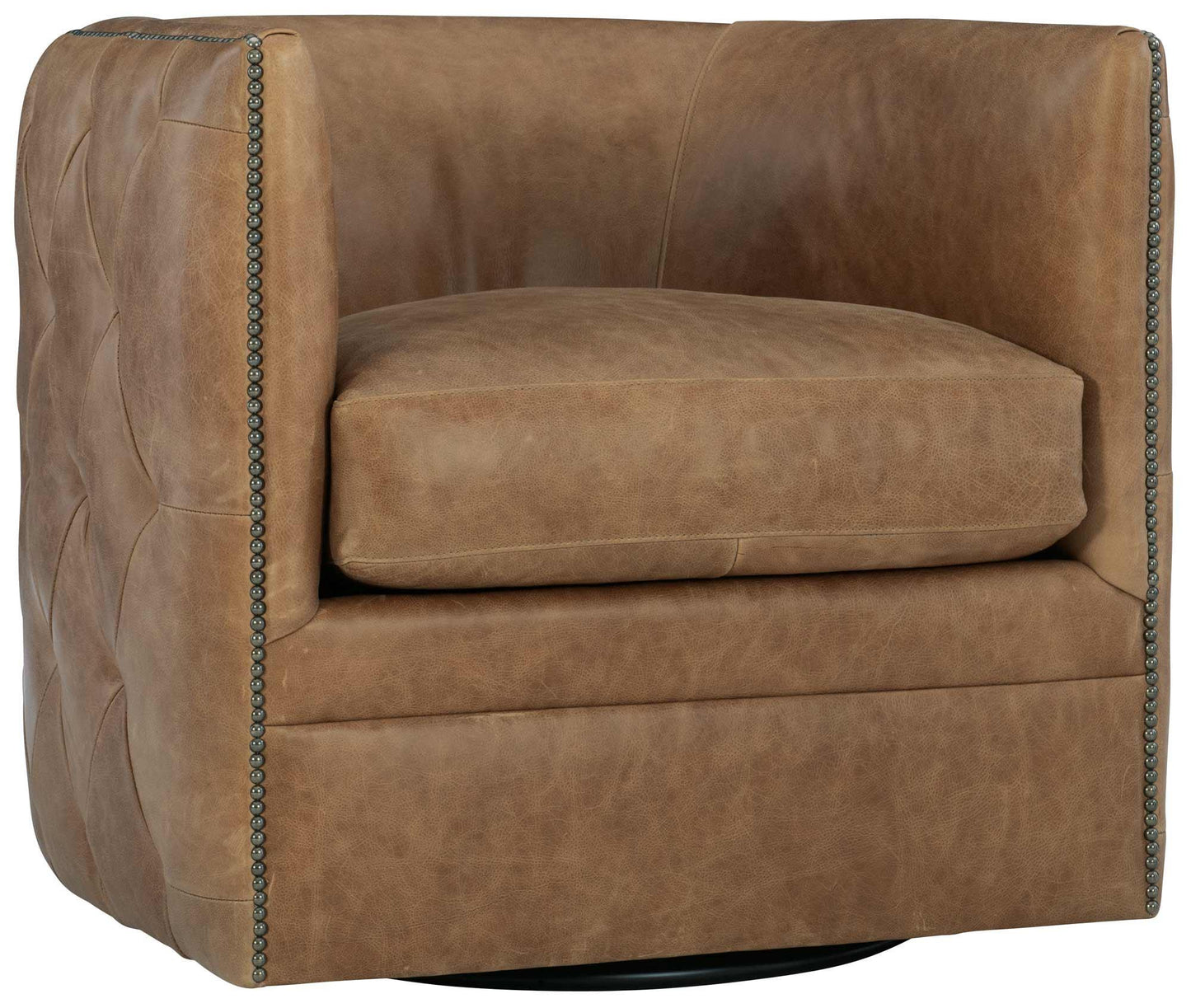 Palazzo Leather Swivel Chair / 212SLCO BERNHARDT