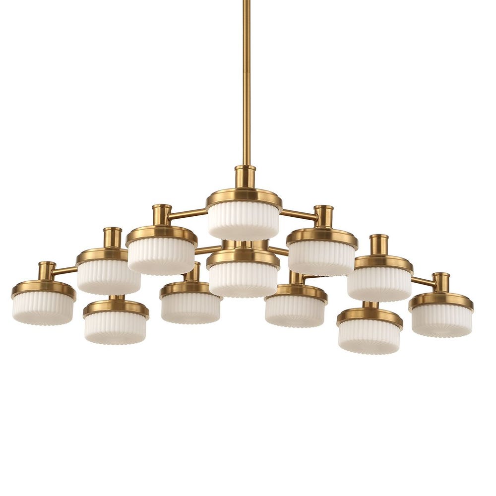 Wedge, 12 Lt LED Chandelier / 21408 UTTERMOST