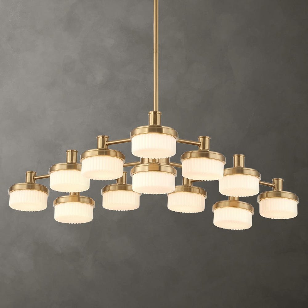 Wedge, 12 Lt LED Chandelier / 21408 UTTERMOST