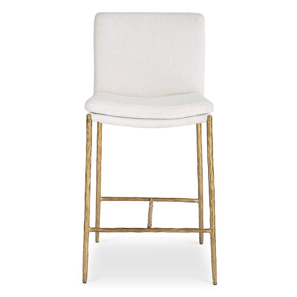 Ascend Counter Stool, White / 23844 UTTERMOST