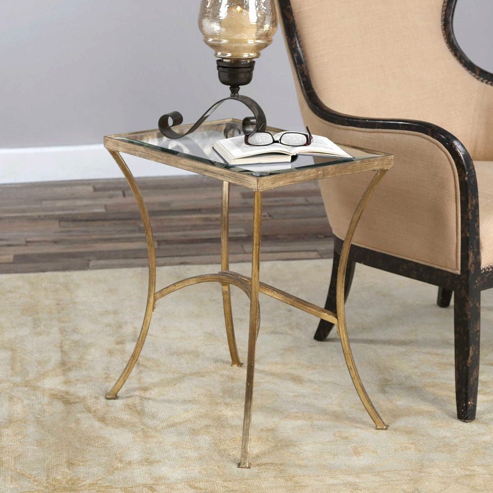Alayna End Table, Gold /  24641 UTTERMOST
