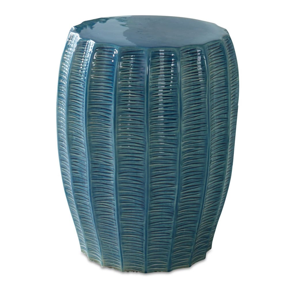 Harbor Garden Stool, Aqua / 25154