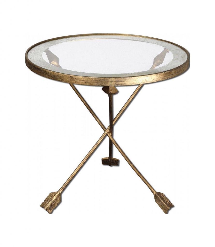 Aero Glass Top Accent Table - Uttermost - UT24275
