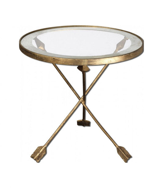 Aero Glass Top Accent Table - Uttermost - UT24275