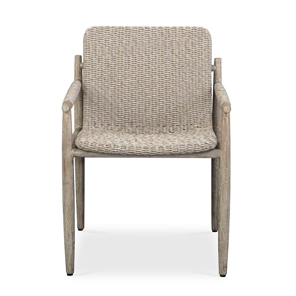 Sumba Outdoor Dining Chair, Oatmeal / 50182 UTTERMOST