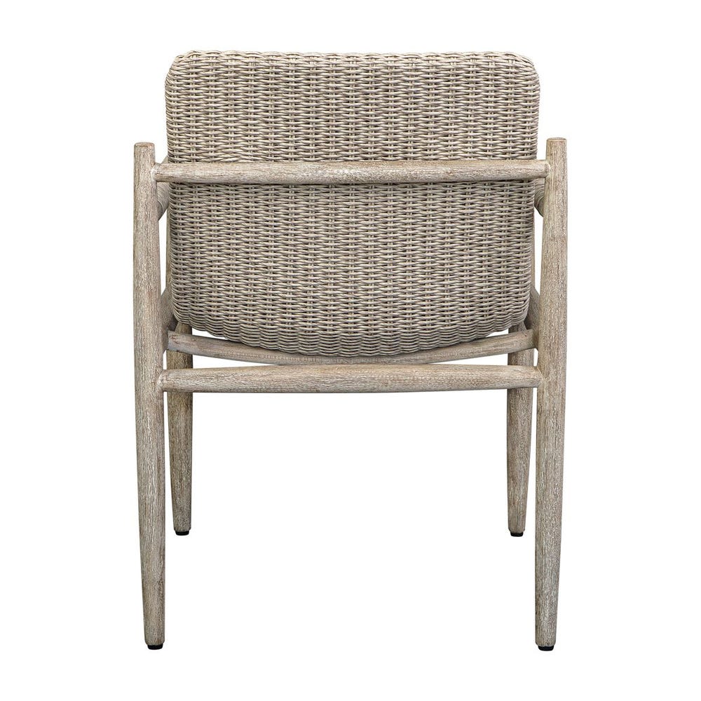 Sumba Outdoor Dining Chair, Oatmeal / 50182 UTTERMOST