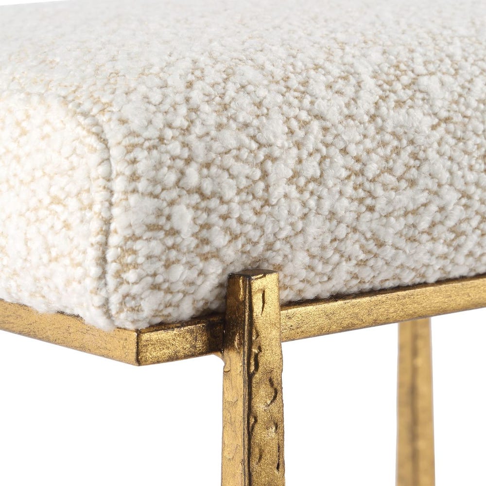 Midas Counter Stool, Gold / 53030 UTTERMOST