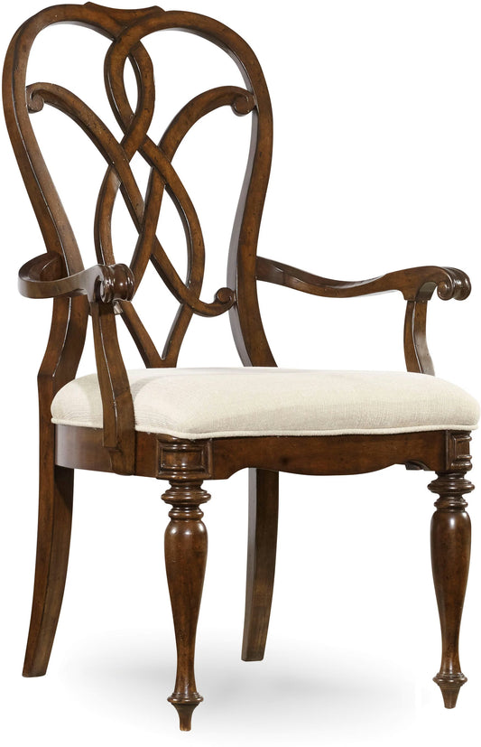 Casual Dining Leesburg Splatback Arm Chair / 5381-75300 HOOKER