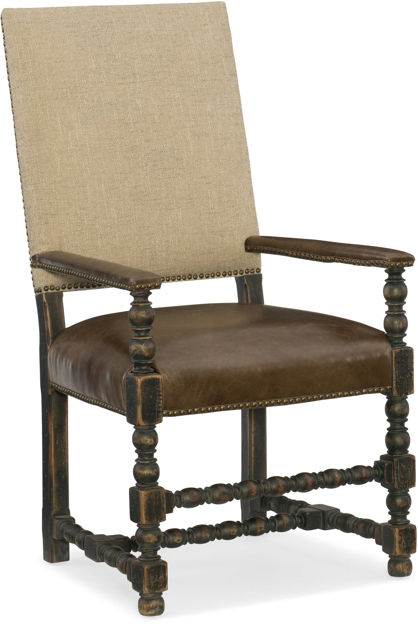 Hill Country Comfort Upholstered Arm Chair / 5960-75400-BLK HOOKER