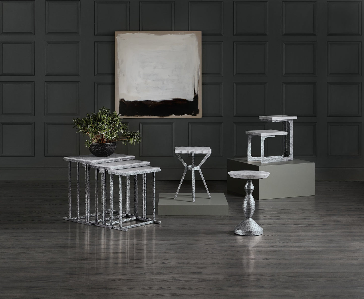 Melange Gerrin Side Table / 628-50031-00 HOOKER