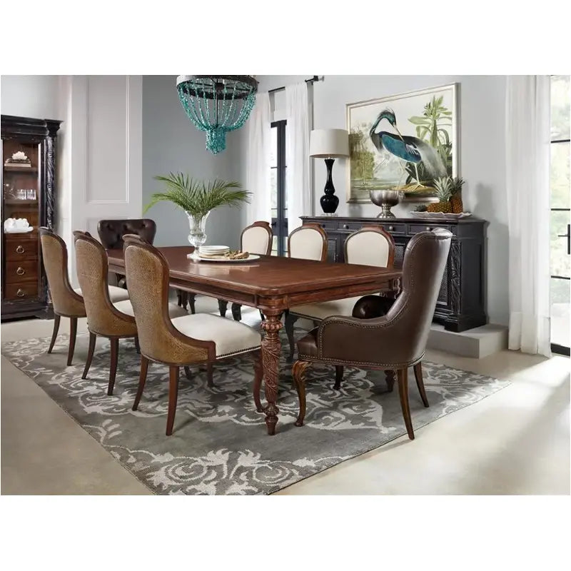 Charleston Leg Table With 1-24 In Leaf / 6750-75207-85 HOOKER