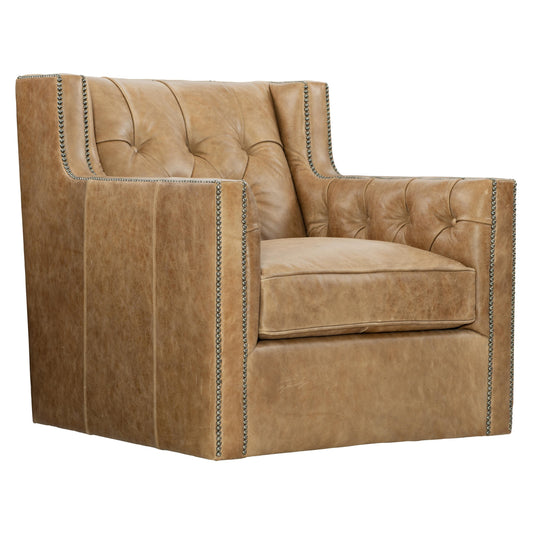 Candace Leather Swivel Chair /727SLFO BERNHARDT