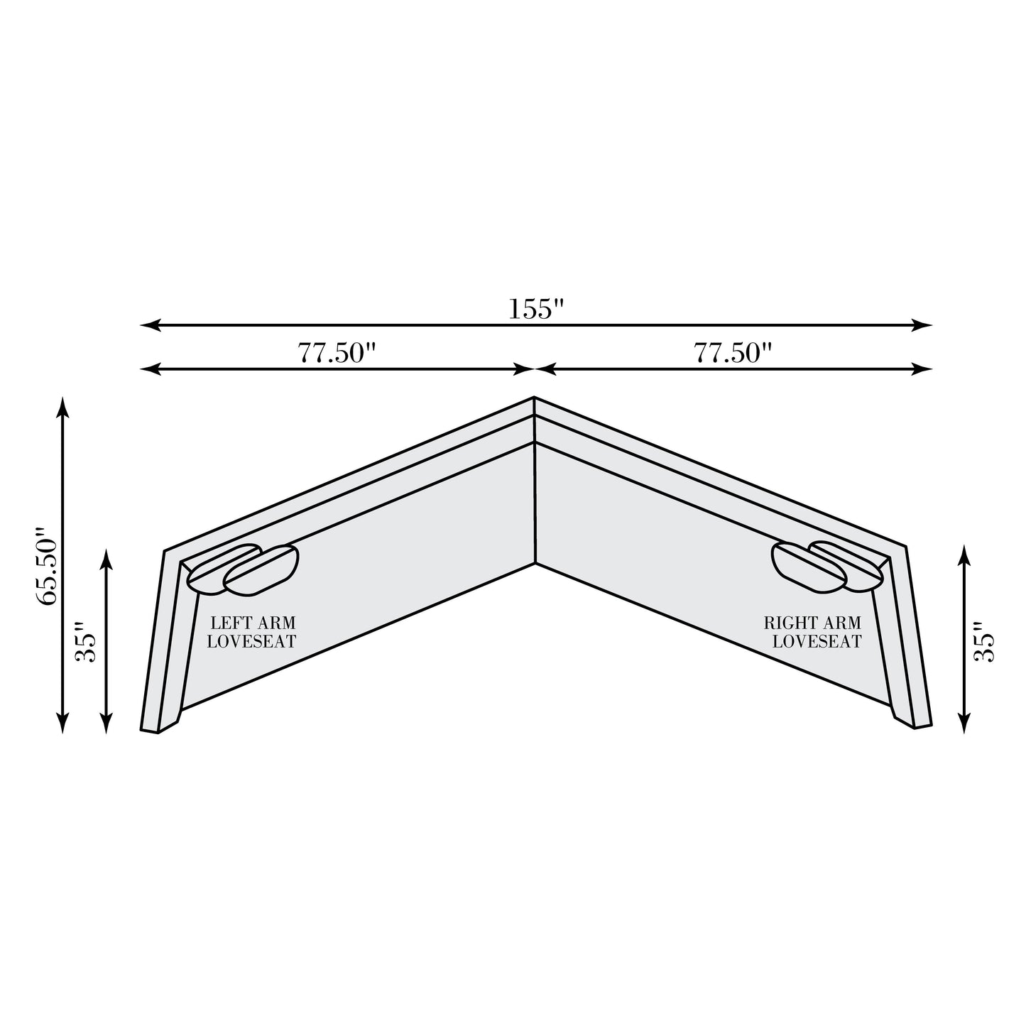 Monterrey Fabric Sectional /  N3241, N3242 BERNHARDT