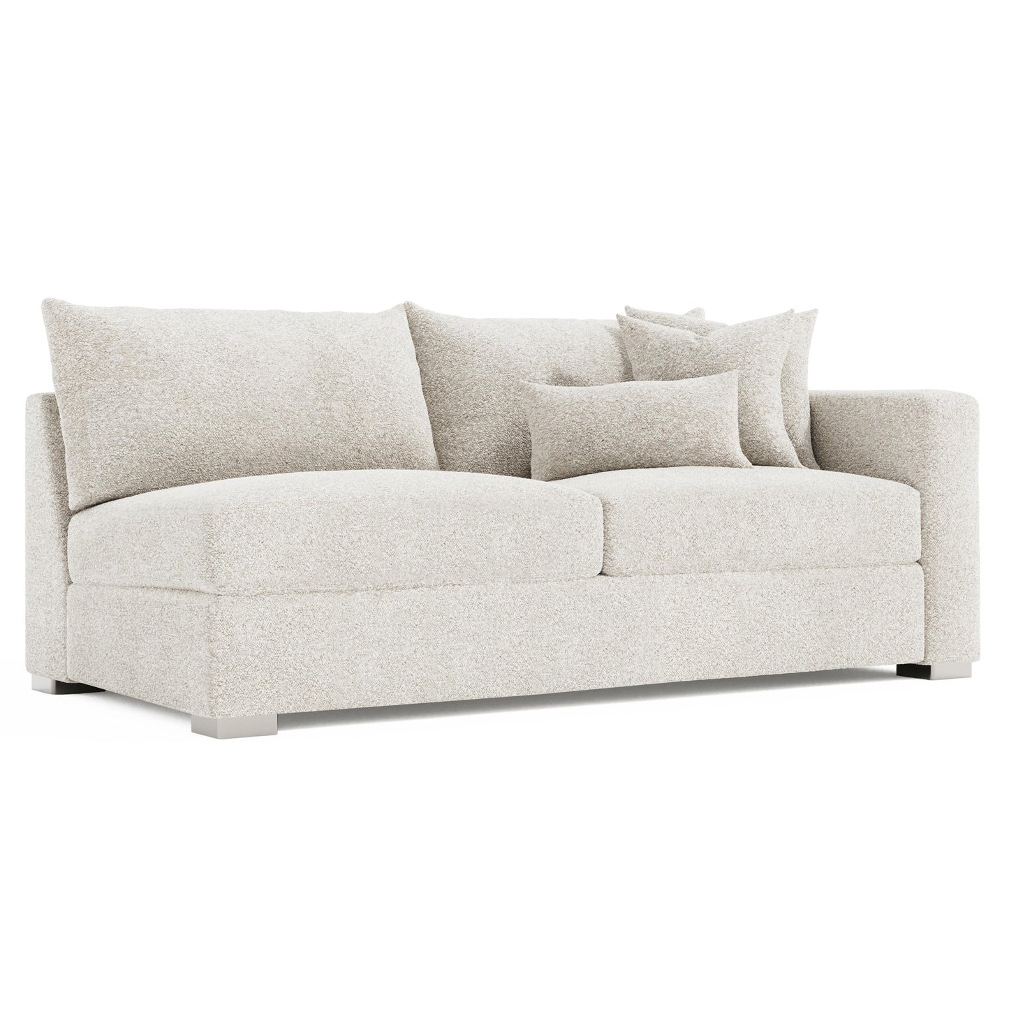 Helena Fabric Right Arm Loveseat Metal Foot / N5141 BERNHARDT