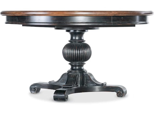 Charleston Round Pedestal Dining Table / 6750-75203B-97 HOOKER