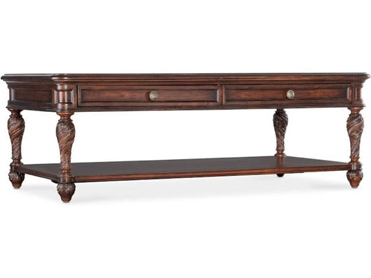 Charleston Rectangle Cocktail Table /  6750-80410-85 HOOKER
