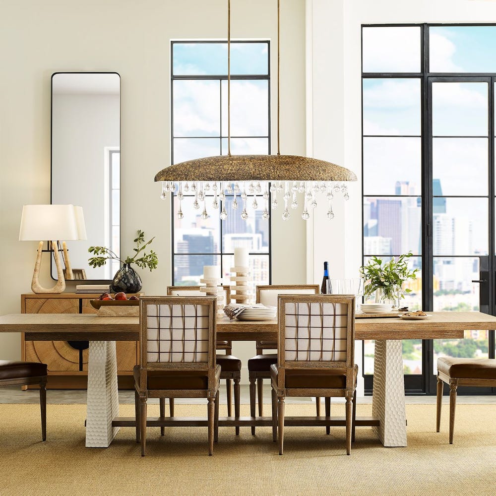 Downpour, 10 Lt Pendant - Oval / R21383
