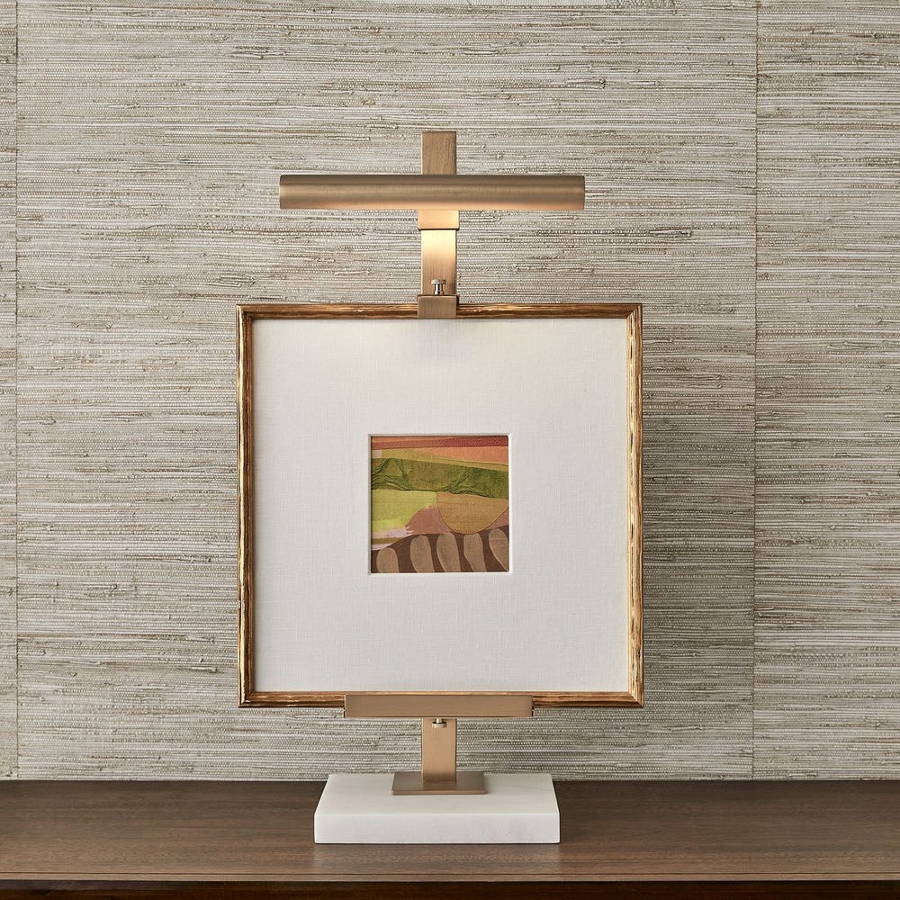 Lean On Me Lighted Easel - Marble/Brass / R30425-1 UTTERMOST