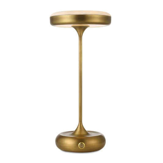 Flat Top Rechargeable Mini Lamp - Brass / R30523-1 UTTERMOST