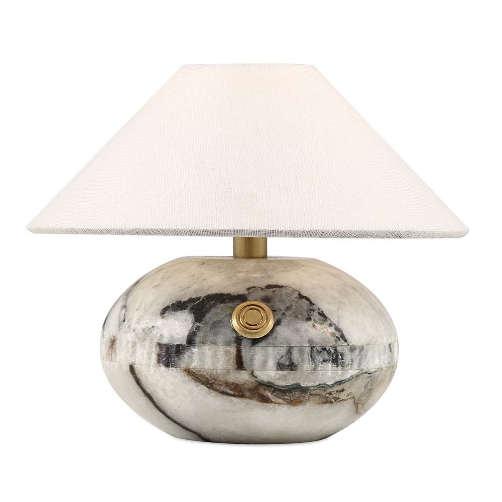 Curling Stone Rechargeable Mini Lamp / R30627-1 UTTERMOST