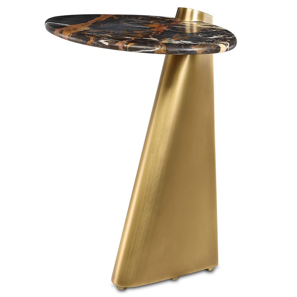 Strum Accent Table - Michelangelo Marble / R50040