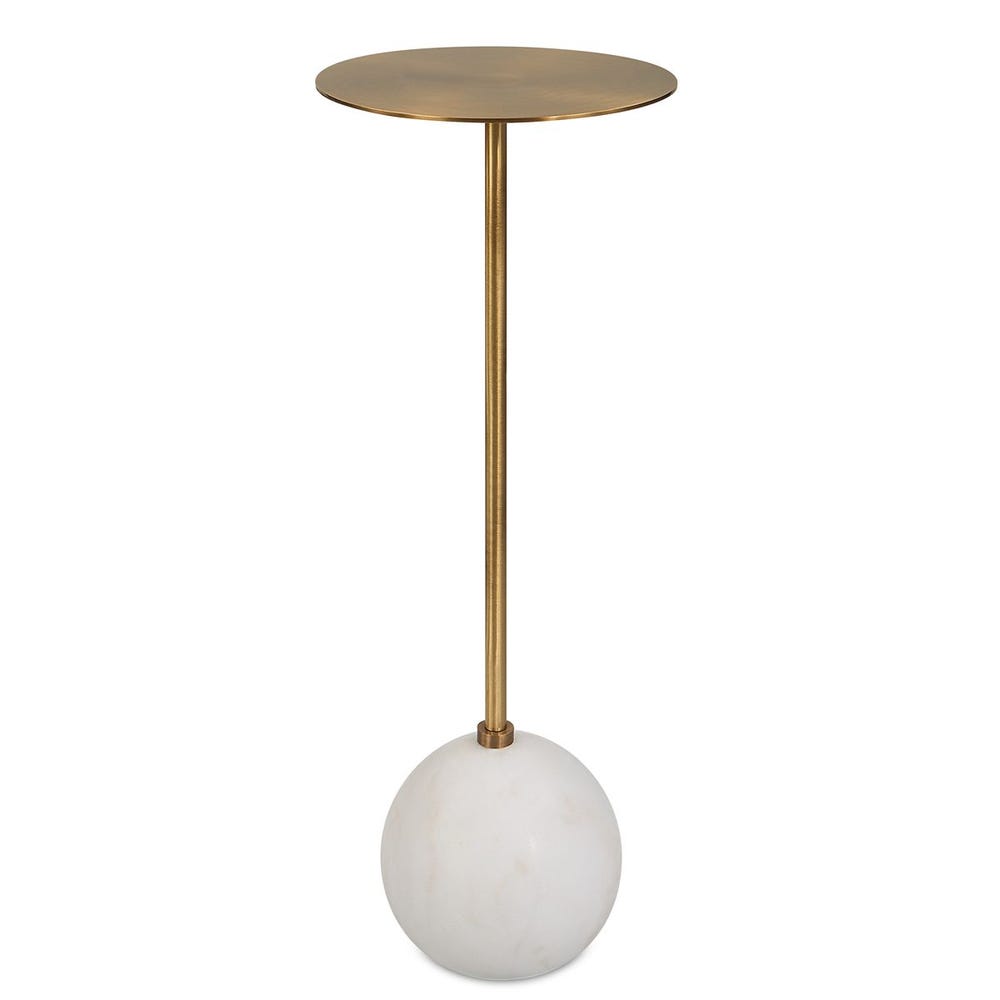 Gimlet Drink Table, White / 25216 UTTERMOST