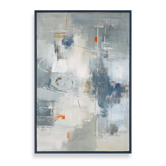 Blueprint Hand Painted Canvas / 32438