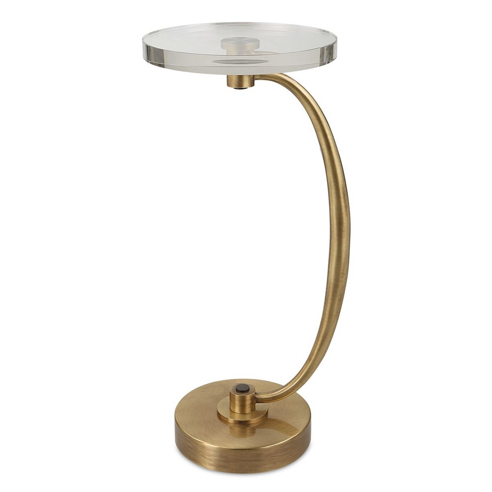 Waveney Drink Table Brass / UT 25227 UTTERMOST