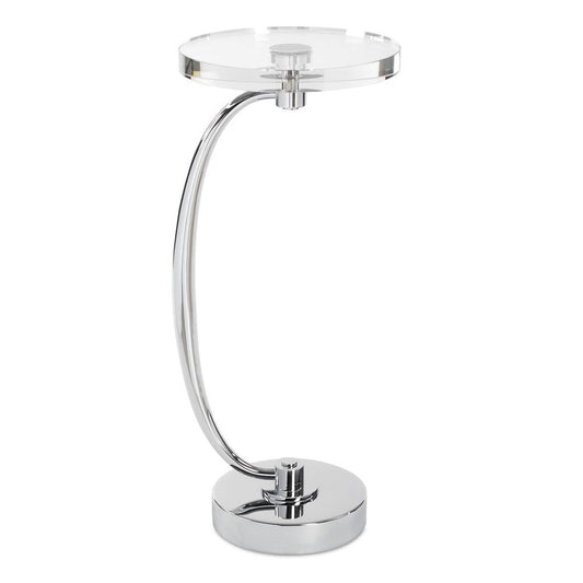 Waveney Drink Table, Nickel / 25144 UTTERMOST
