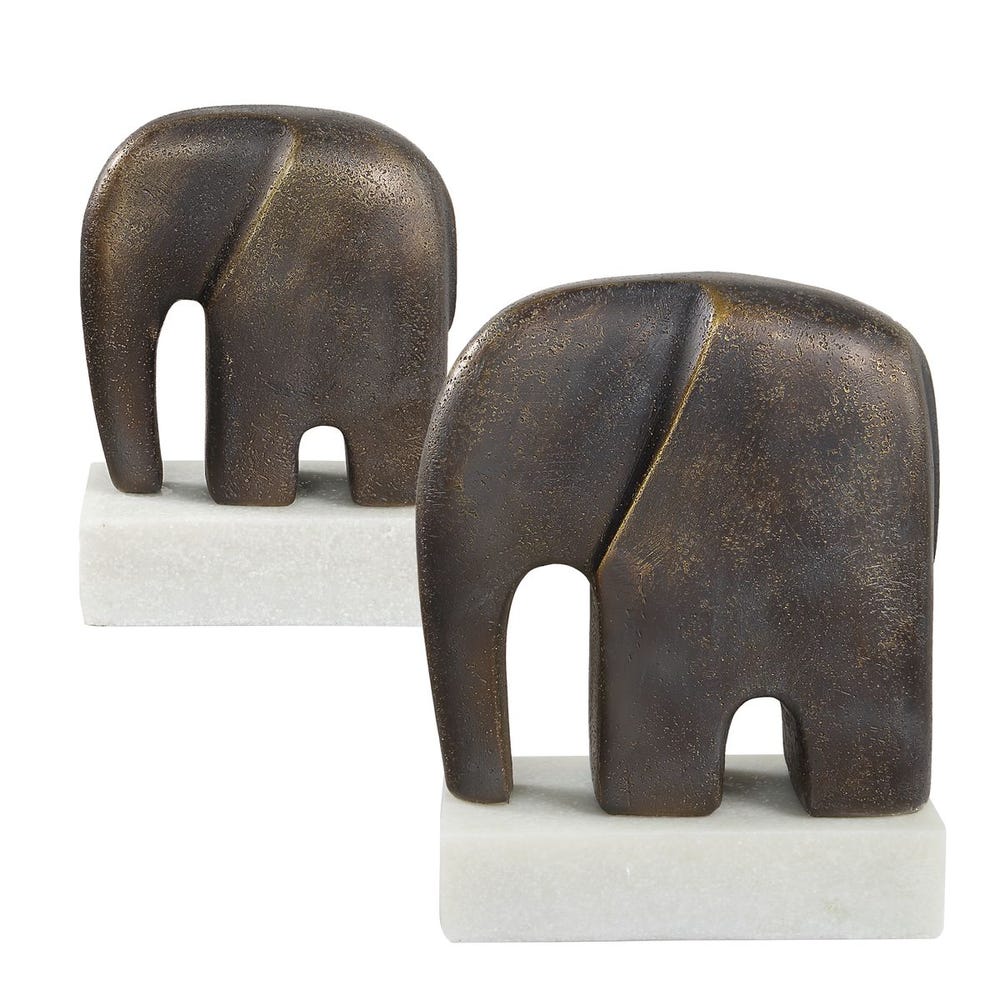 Timeless tusk sculptures s/2 / 18195 UTTERMOST