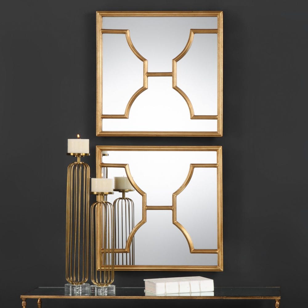 Misa Square Mirrors, S/2 / 09268 UTTERMOST