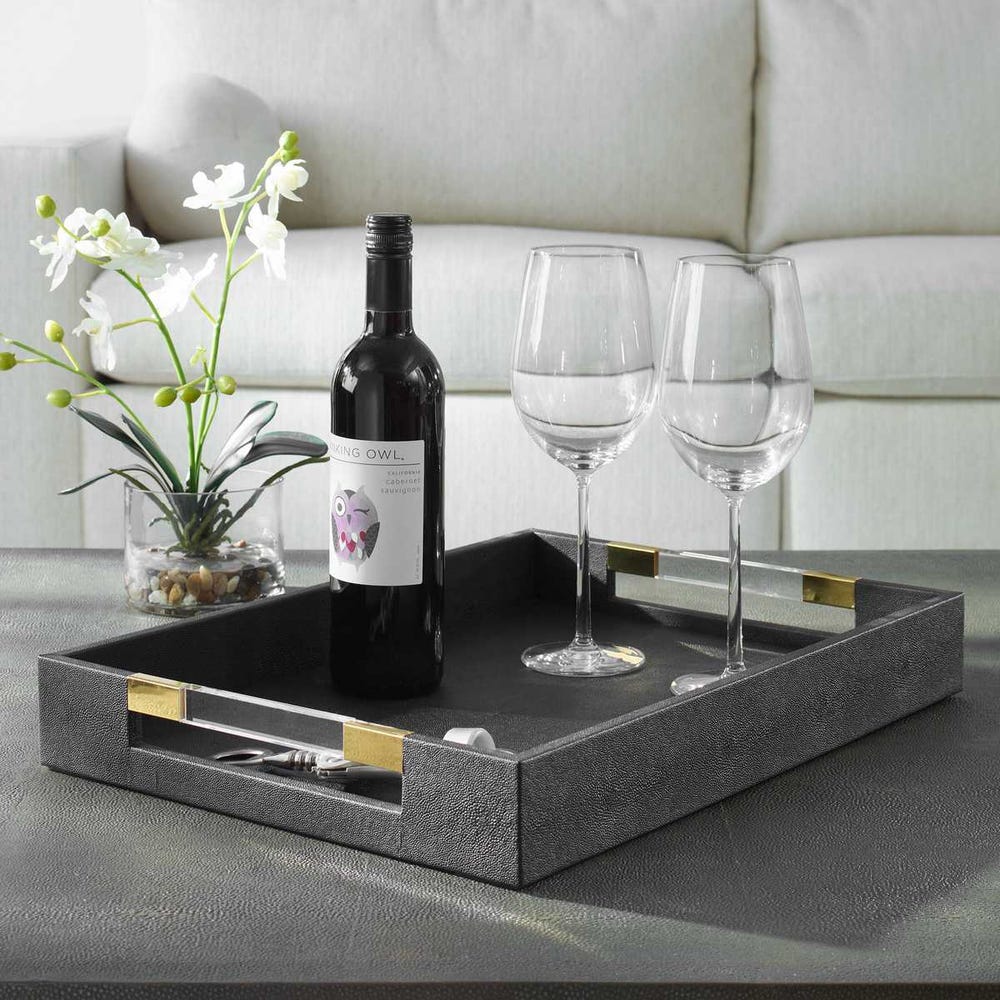 Wessex Tray, Black / 18059 UTTERMOST