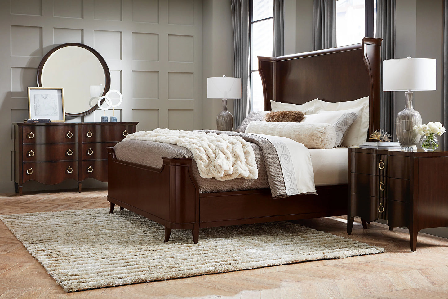 BellaDonna King Panel Bed / 6900-90267-89 HOOKER