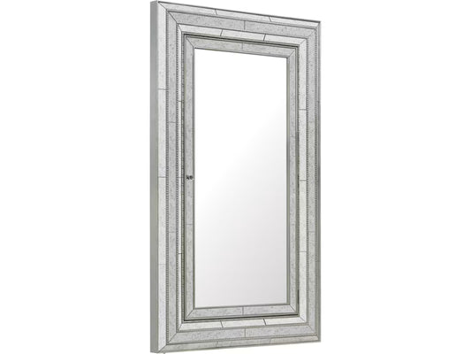 Melange Glamour Floor Mirror withJewelry Armoire Storage