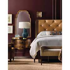 Bedroom Archives Queen Leather Bed / 6123-90853-89 HOOKER
